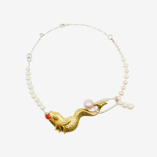 Golden Carp Necklace- Wholesale