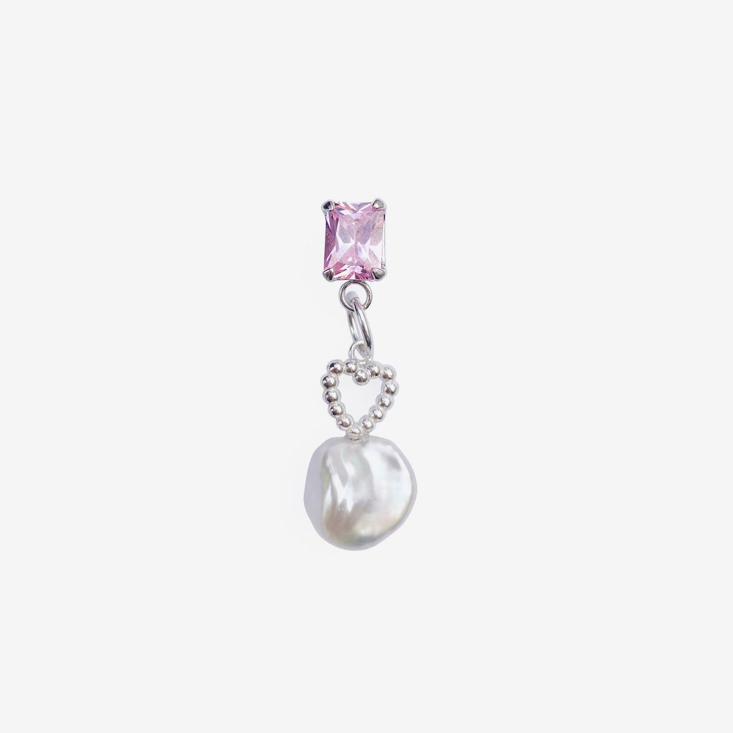 Pocket Pearl Earring - Pink